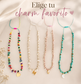 Collar Piedras Charm acero