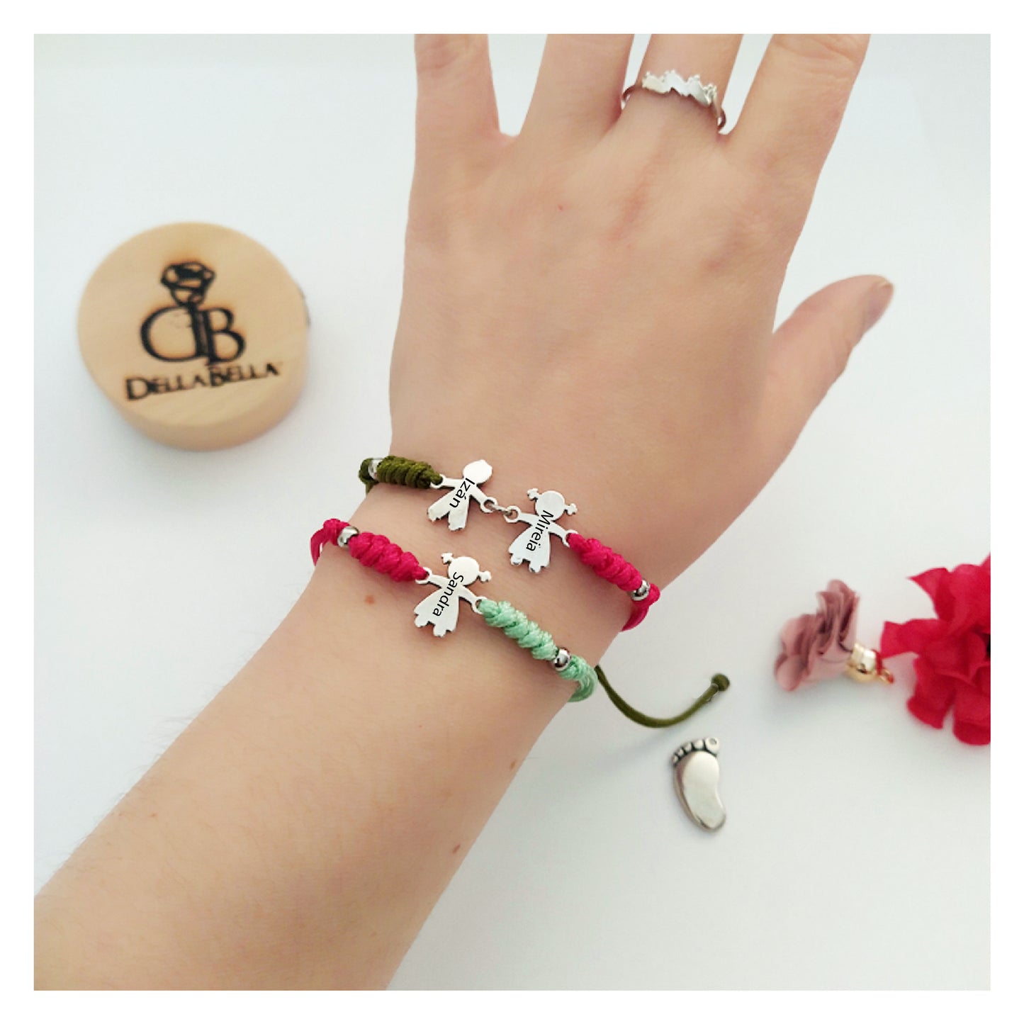 Pulsera bicolor niños zamak