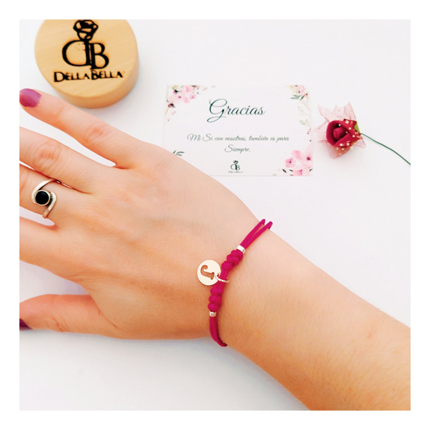 Pulsera inicial boda