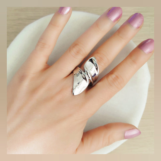 Anillo Largo Carol acero
