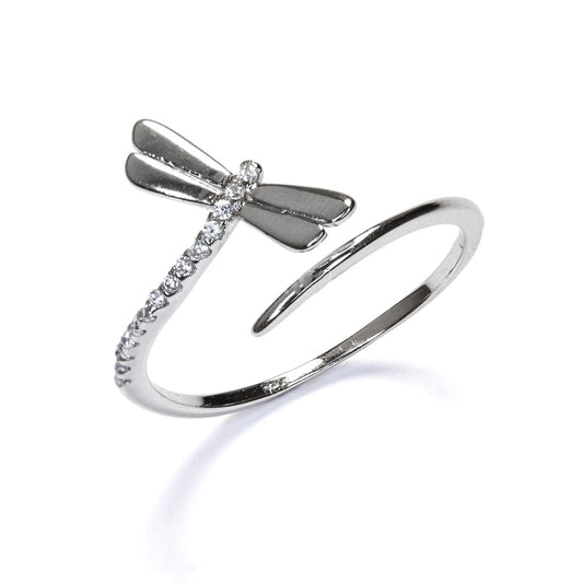 Anillo Libélula plata