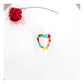 Anillo multicolor Corazón