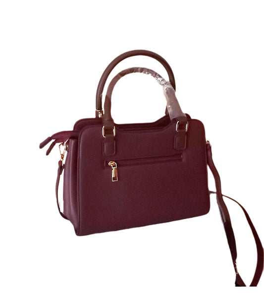Bolso liso Burdeos mujer