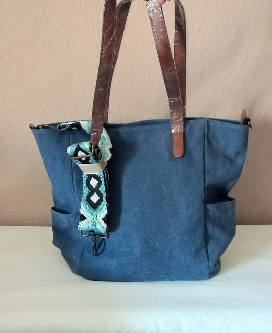 Bolso grande vaquero