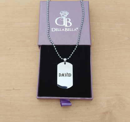 Collar Placa Militar acero