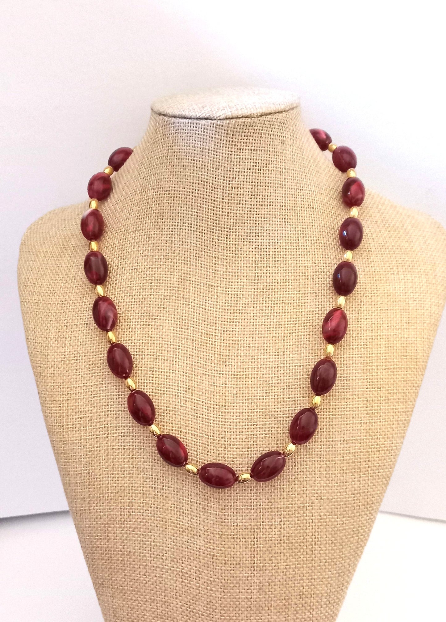 Collar Piedras y bolitas acero