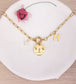 Collar moderno placa personalizado acero
