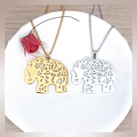 Collar Elefante acero