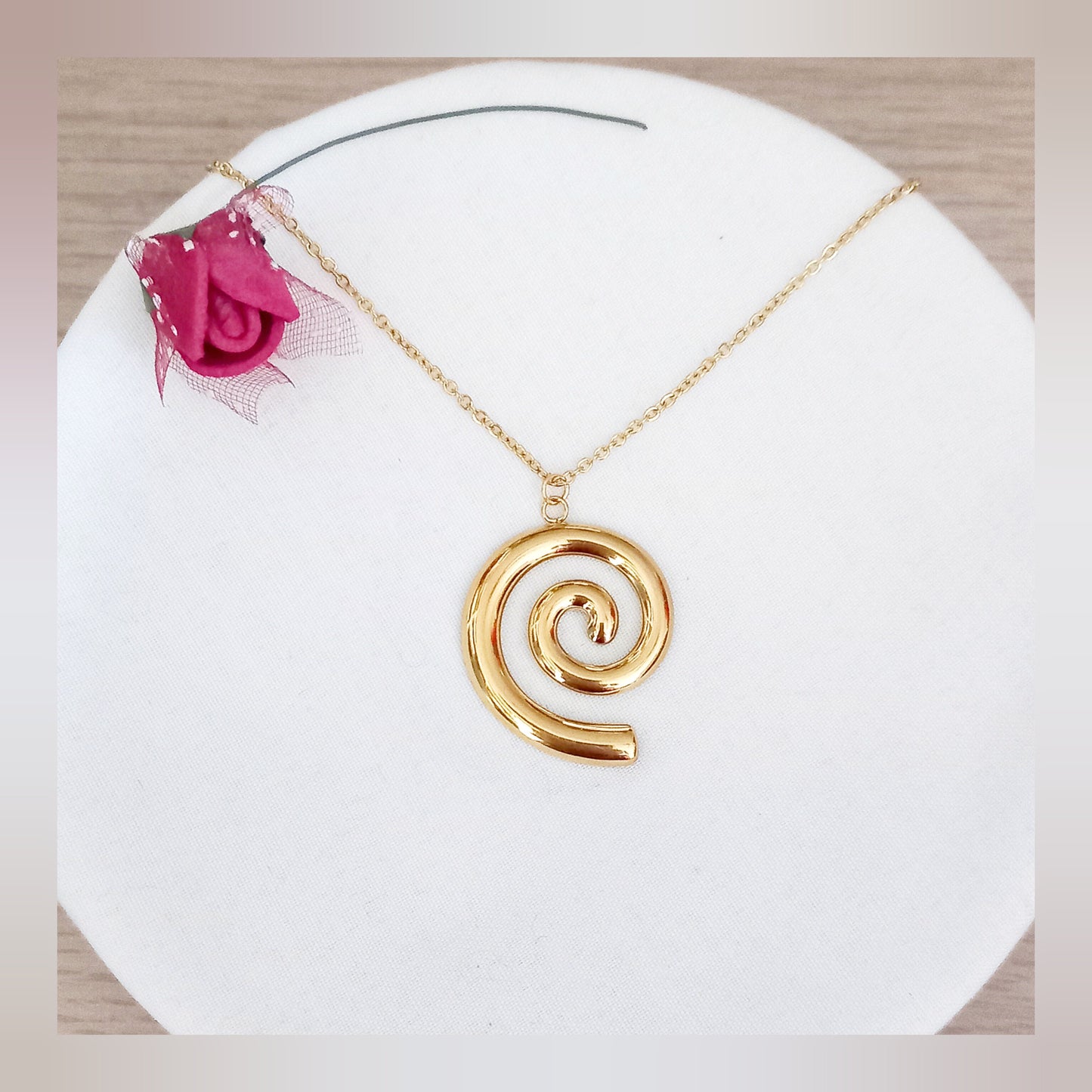 Collar Espiral acero