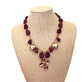 Collar Piedras Flor y Corazones acero