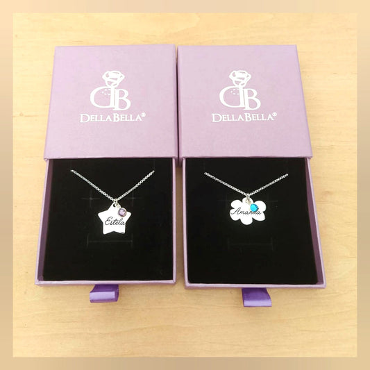 Collar Estrella / Nube personalizado plata