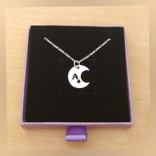 Collar Luna personalizado plata