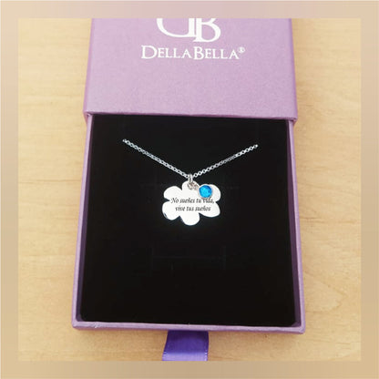 Collar Estrella / Nube personalizado plata