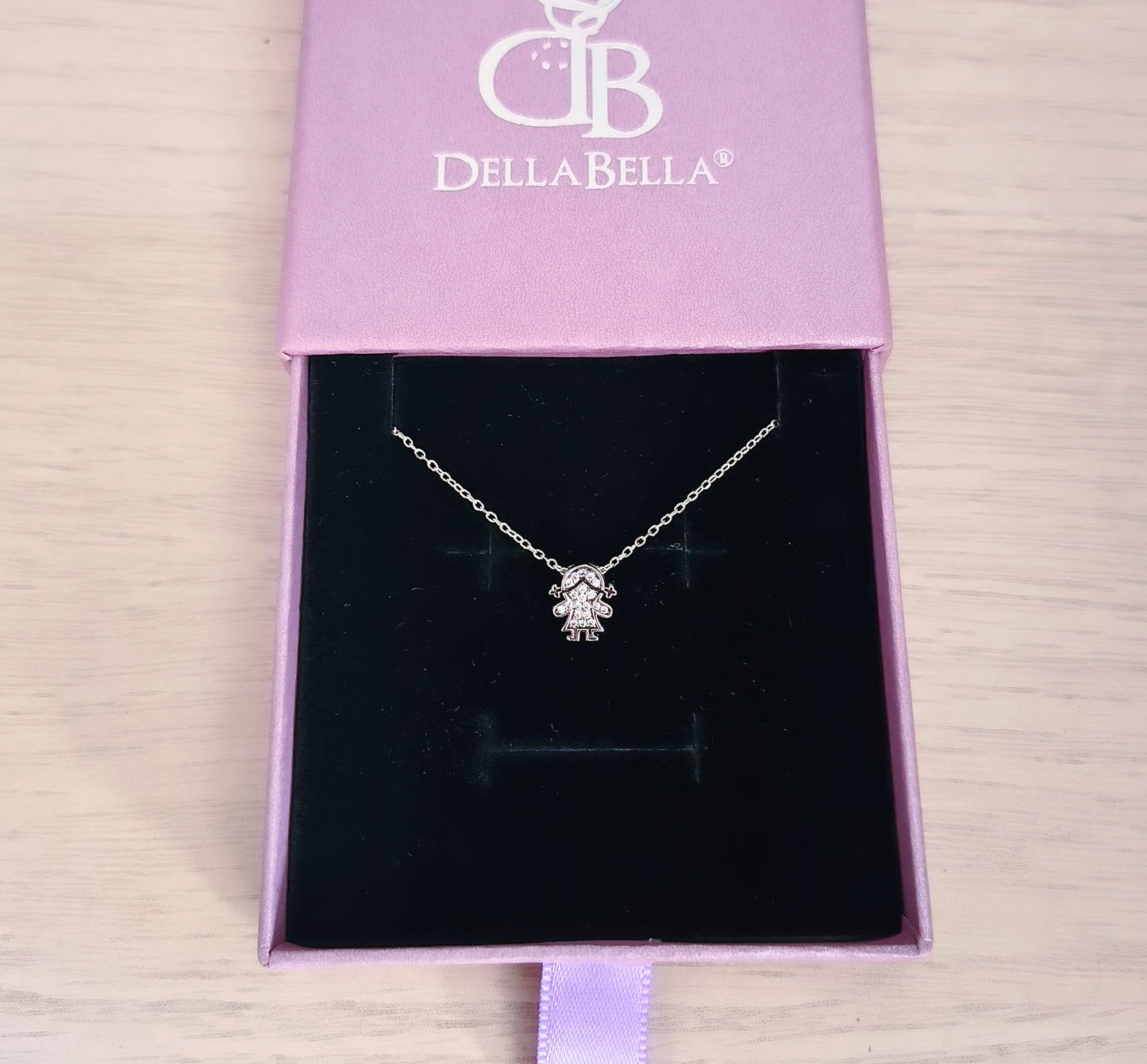 Collar Niña circonitas plata