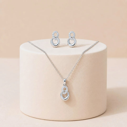 Conjunto infinito circonitas plata