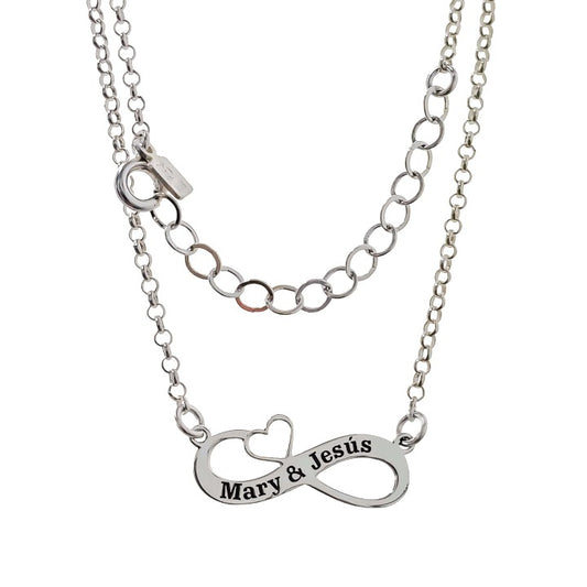 Gargantilla Infinito personalizada plata