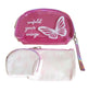 Neceser 3 en 1 Mariposa
