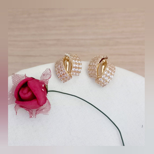 Pendientes Dorados Brillo Golfi