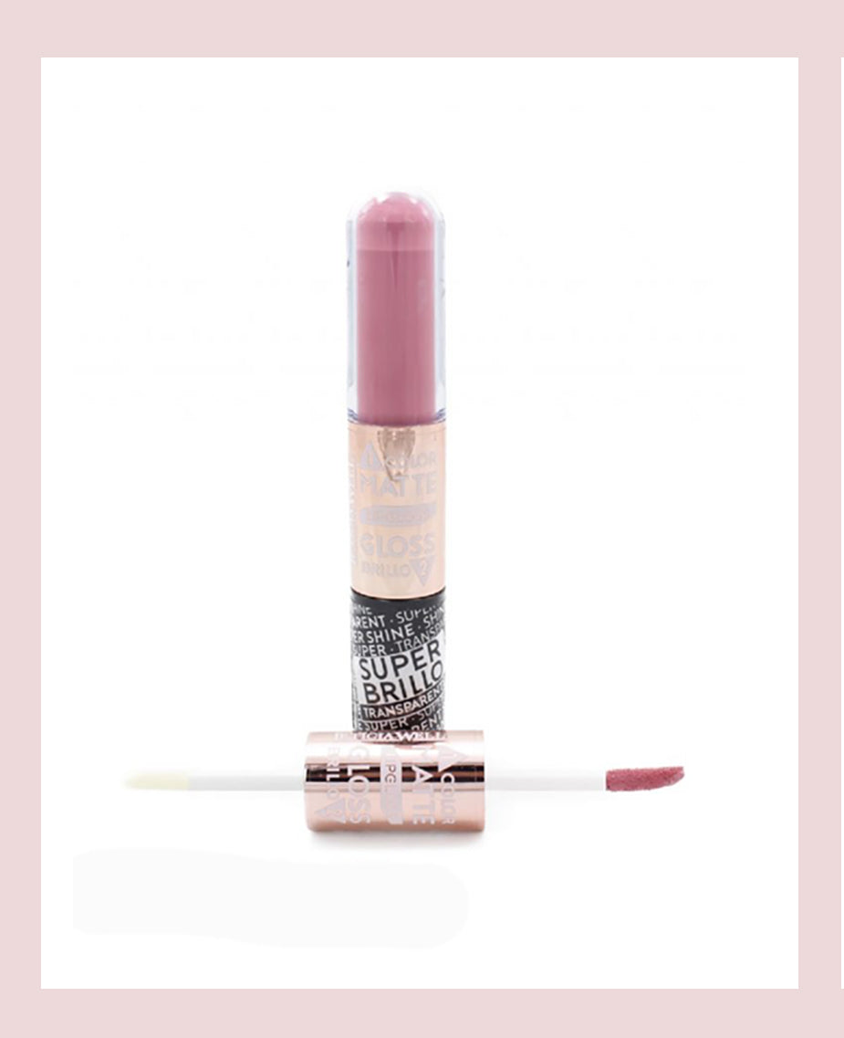 Lip Gloss Mate 24h + Brillo