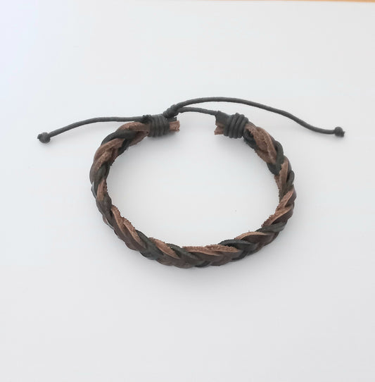 Pulsera Cuero Hombre ajustable