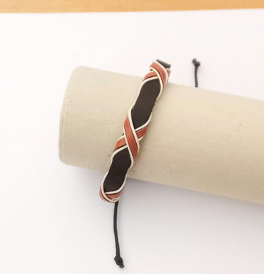 Pulsera Cuero Hombre ajustable