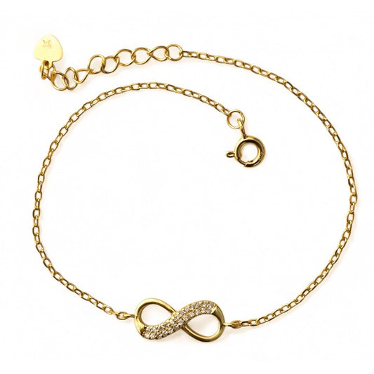 Pulsera Infinito Circonitas plata