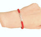 Pulsera cuerda mamá plata