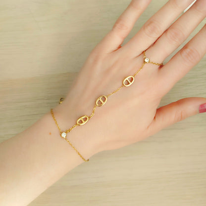 Pulsera dedo acero