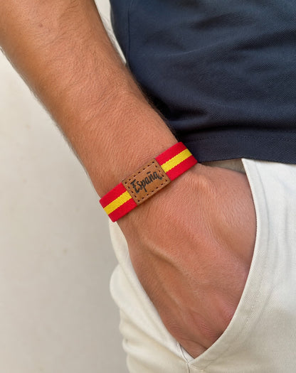 Pack 2 Pulseras España Elástica