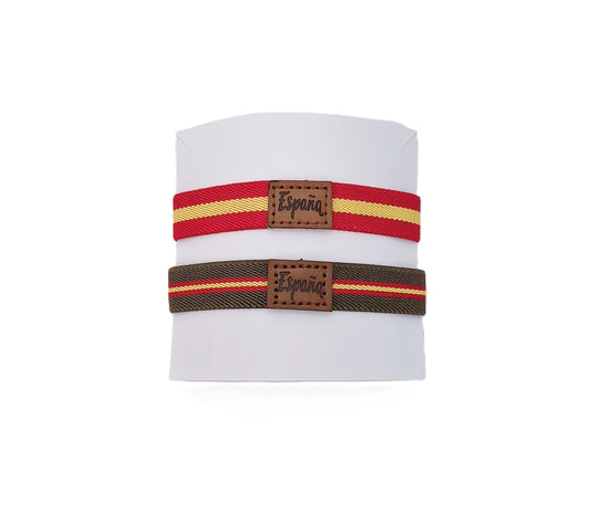 Pack 2 Pulseras España Elástica