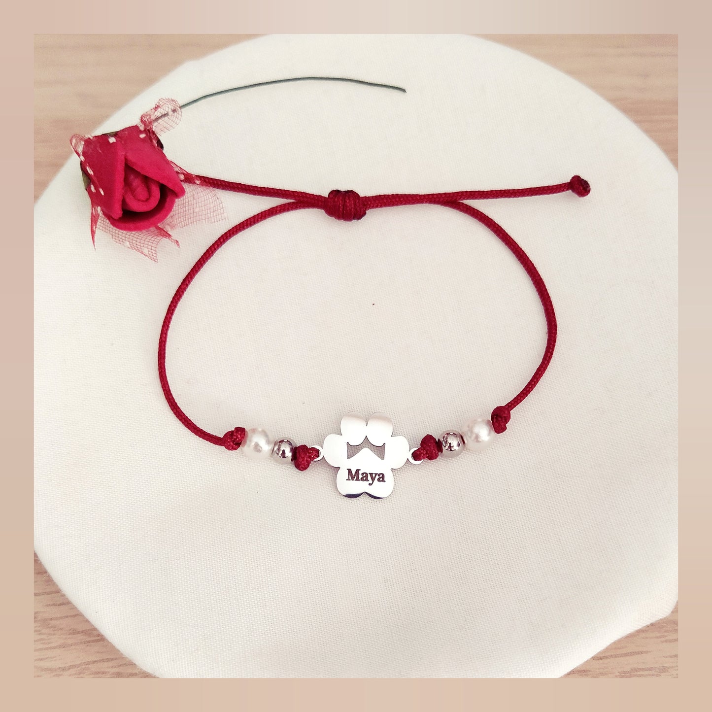 Pulsera personalizada huella