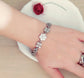 Pulsera Tréboles flor circonitas
