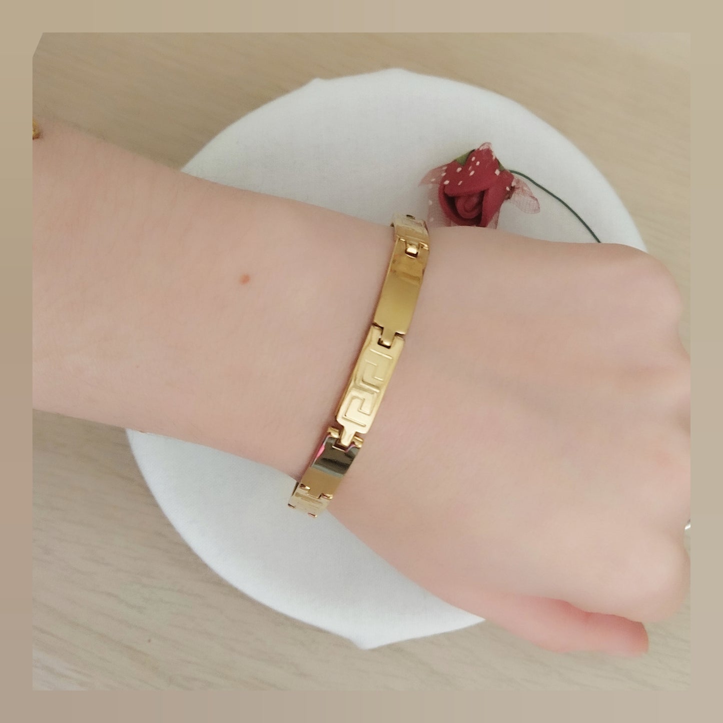 Pulsera rectangular Golfi