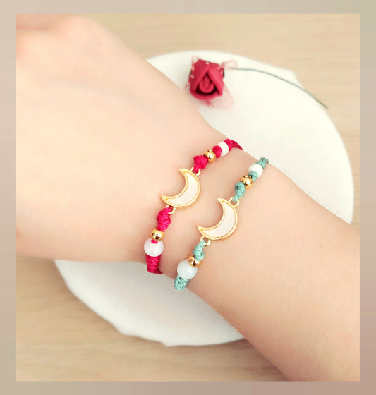 Pulsera Luna blanca