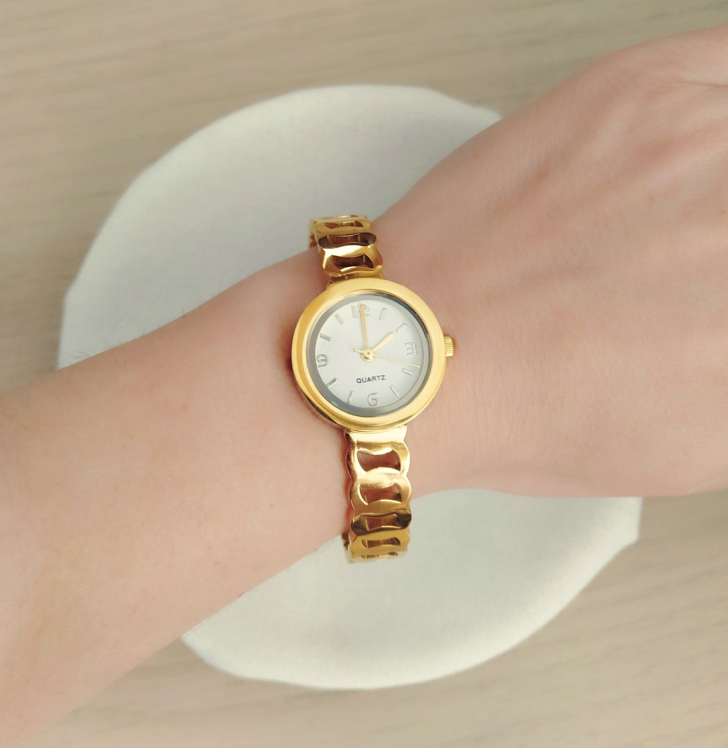 Reloj pulsera rigida acero