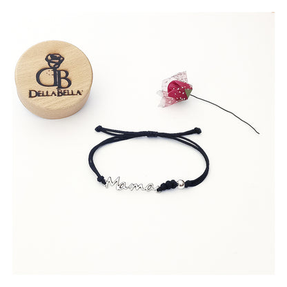 Pulsera cuerda mamá y bolita