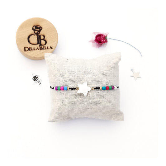 Pulsera estrella multicolor