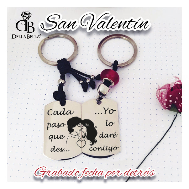 Oferta llaveros personalizados Dúo