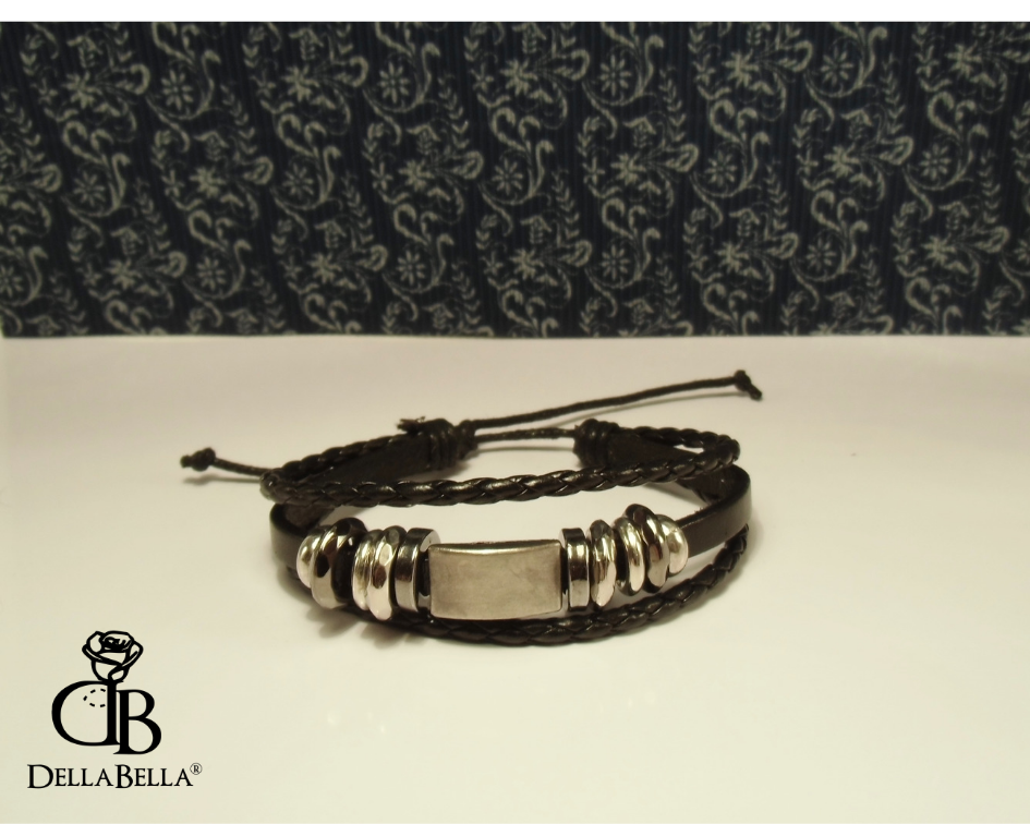 Pulsera Negra Chapa