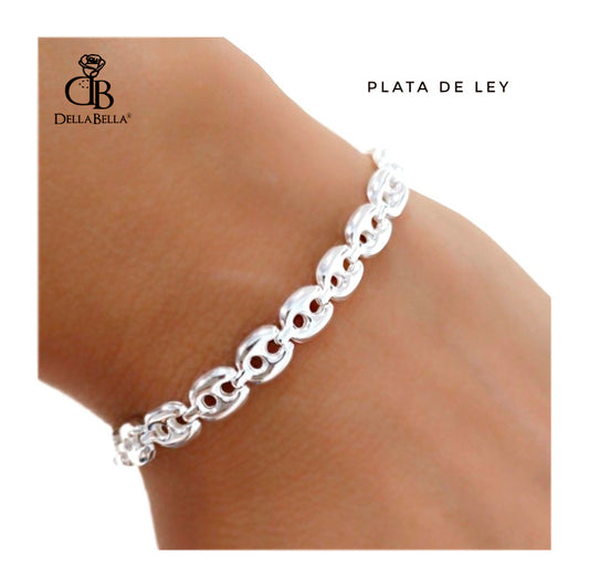 Pulsera calabrote plata