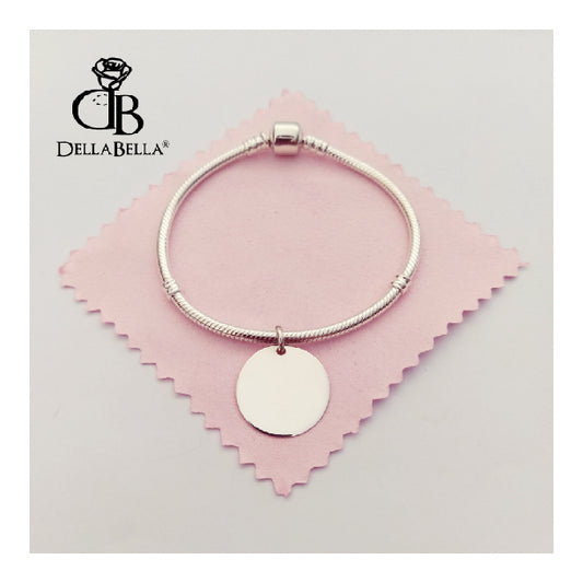 Pulsera Charms placa personalizada