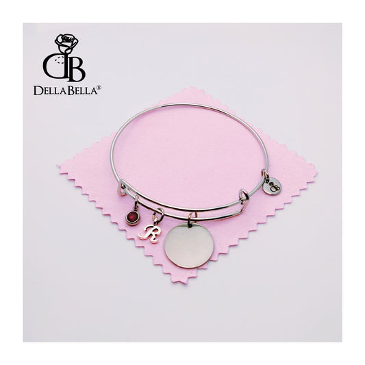 Pulsera Rigida Placa acero