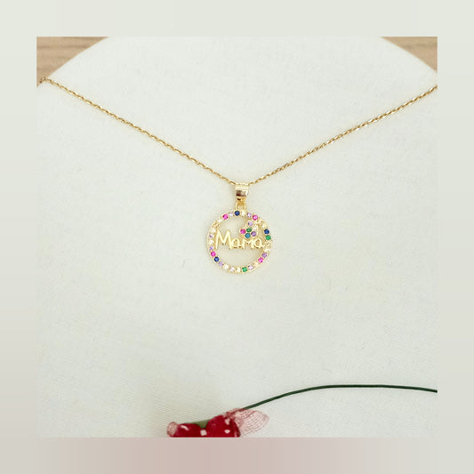 Collar multicolor Mamá