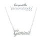 Gargantilla Personalizada nombre Plata