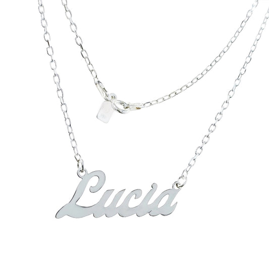 Gargantilla Personalizada nombre Plata