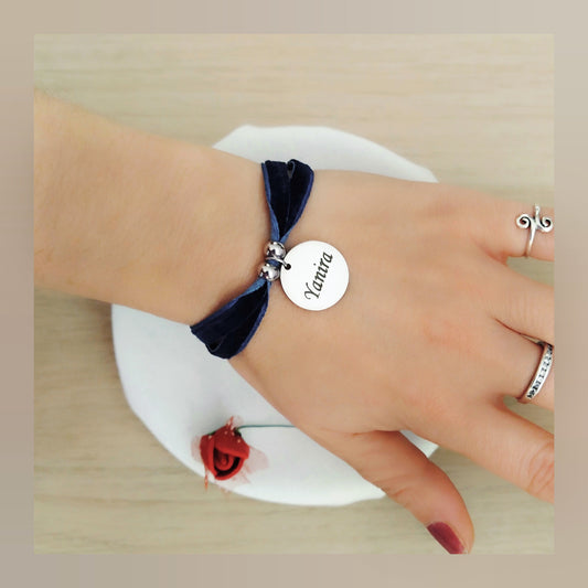 Pulsera Lazo Terciopelo