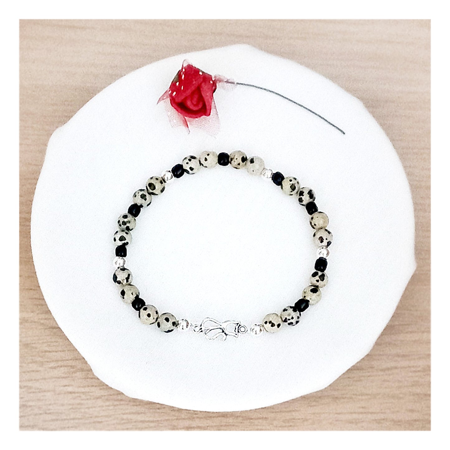 Pulsera bolitas gato