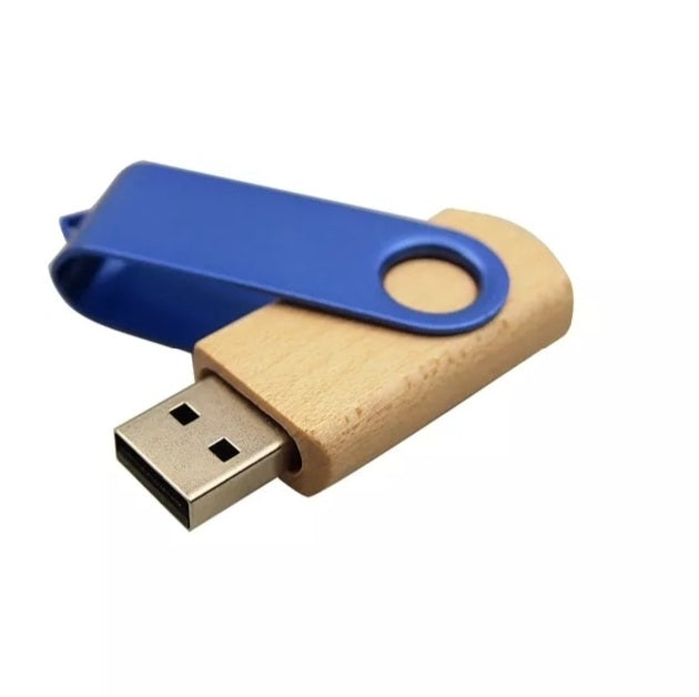 USB personalizado madera