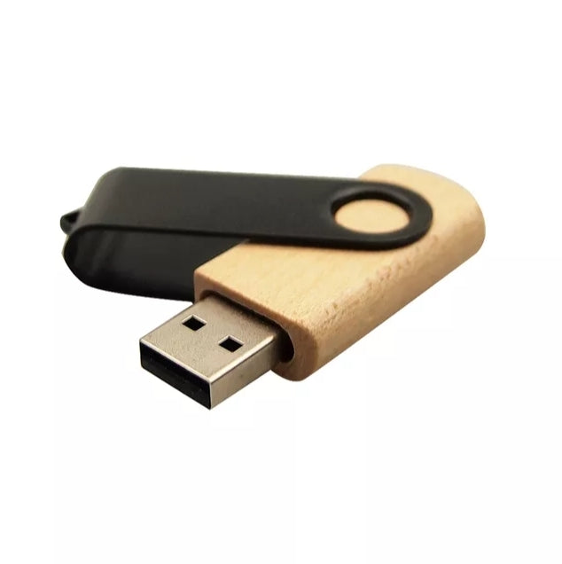 USB personalizado madera