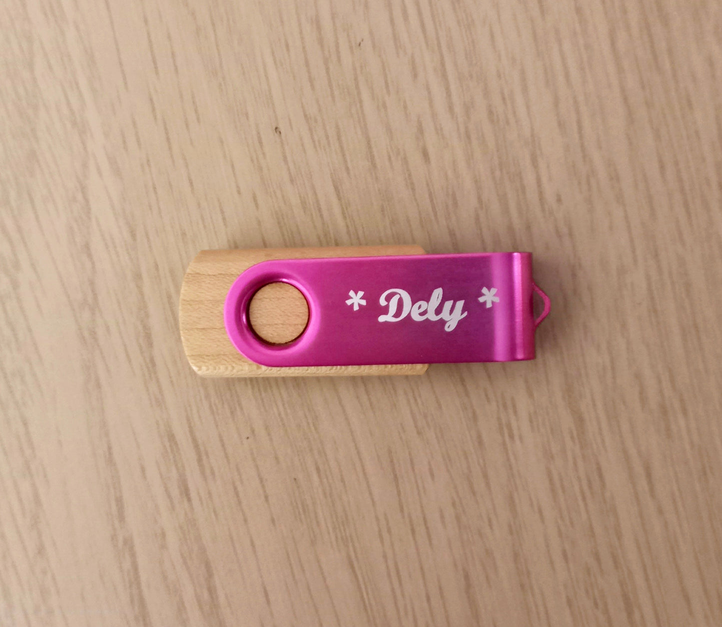 USB personalizado madera